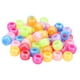 thumbnail image 4 of 200x granos redondos de acrílico Larhe Agujero Joyería que hace los granos DIY Hallazgos Artesanía, 4 of 5