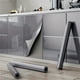 thumbnail image 1 of 1 Roll Glossy Vinyl Wallpaper Waterproof Grease Resistant Self-adhesive Home Removable Peel And Stick Wall Stickers Pearl Bright Furniture Stickers Kitchen Decorations, 1 of 3