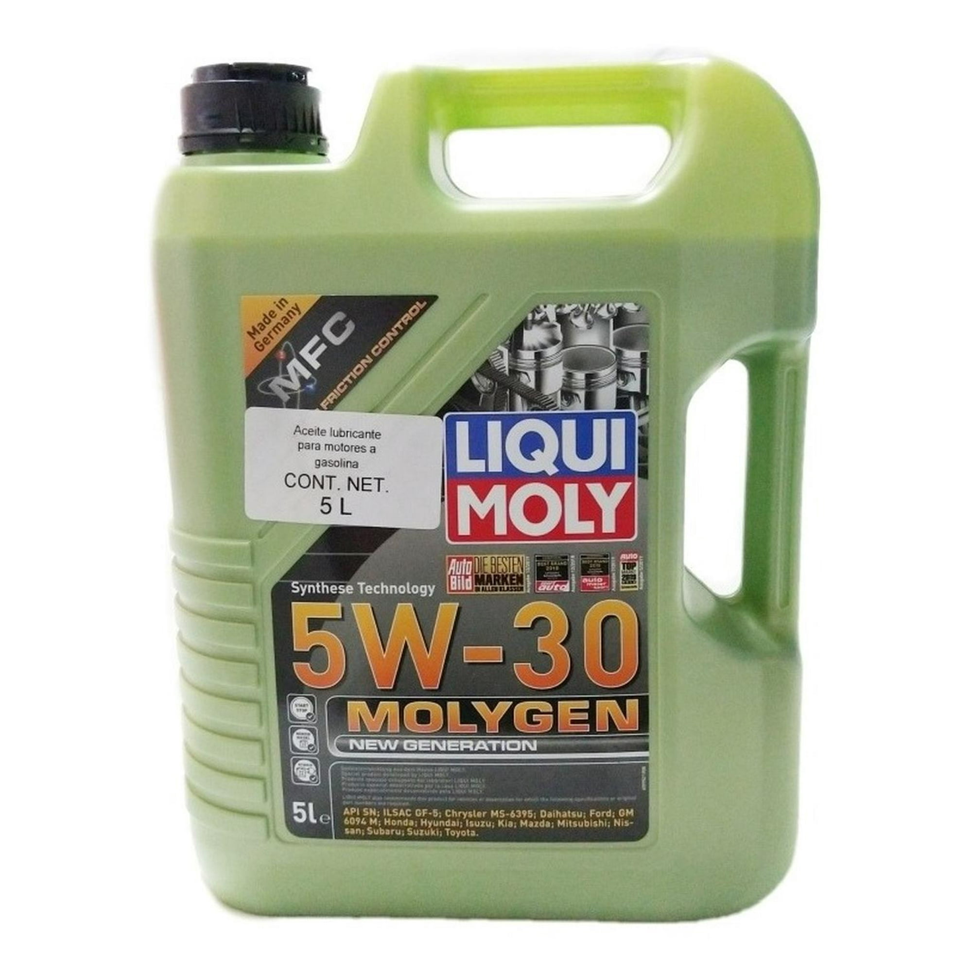 Aceite Motor Liqui Moly Molygen 5w30 5l Full Sintetico