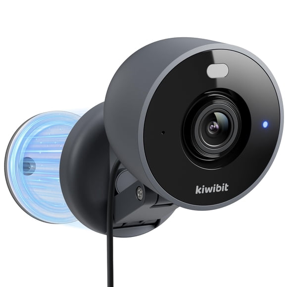 Cámara de seguridad Kiwibit 2K interior/exterior con visión nocturna IA
