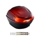 thumbnail image 1 of Caja de almacenamiento trasera para motocicleta, baúl para motocicleta, multiusos, organizado, para bicicleta eléctrica, baúl trasero para motocicleta rojo oscuro, 1 of 5