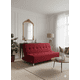 thumbnail image 1 of SOFA CAMA NEW ROJO FELPA, 1 of 3