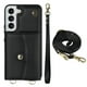 thumbnail image 3 of Crossbody PU Leather Phone Case For Samsung Galaxy S23 S22 Plus Note 20 Ultra Wallet Card Slots Magnetic Lanyard Cover, 3 of 3
