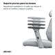 thumbnail image 3 of Silla De Escritorio Zenith Ergonómica Ajustable Blanca Woven, 3 of 7