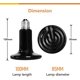 thumbnail image 4 of Set de bombillas de calor Simple Deluxe Reptile de 150 W con lámpara y termostato, 4 of 9