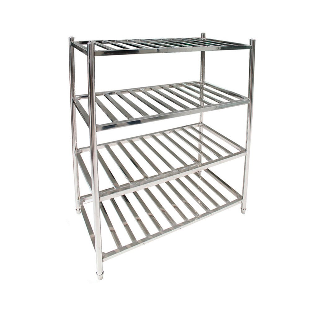 Imahe - Estanteria Acero Inox Tipo Rejilla De 150 X 60 X 155 Cms.