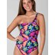 thumbnail image 1 of Traje de Baño Daikiri Mujer Un Hombro Floral Negro Flúor Protección UV50+, 1 of 3