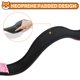 thumbnail image 4 of Collar para perro PWOD suave, acolchado de neopreno, rosa claro, talla M, 4 of 6