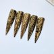thumbnail image 5 of Hojas de stickers adhesivos para nail art NAIL ANGEL, 26 hojas, color dorado, 5 of 6