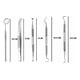 thumbnail image 3 of Set 5 De Herramientas Higiene Bucal Dentista Espejo Pinza, 3 of 6
