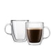 thumbnail image 1 of Taza Bodum Bistro con aislamiento de doble pared, 300 ml, juego de 2 unidades, transparente, 1 of 7