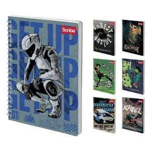 Scribe Cuaderno Mediano Masculino 100 Hojas