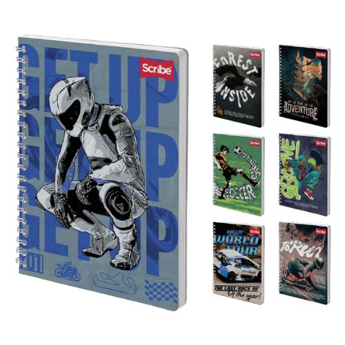 Scribe Cuaderno Mediano Masculino 100 Hojas