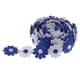 thumbnail image 1 of 3 yardas 25 mm margarita flor bordado encaje ajuste cinta costura artesanía azul, 1 of 5
