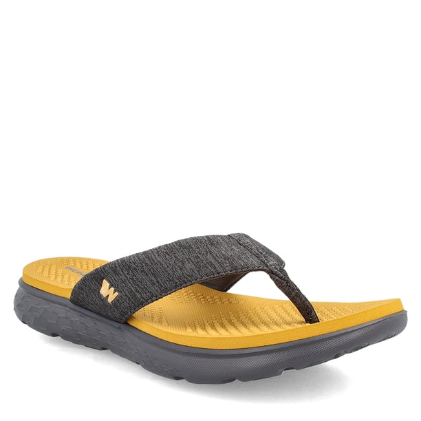 Sandalia Hombre Gulhi Gris amarillo