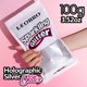 thumbnail image 2 of Purpurina LEOBRO 100 g Plateada Holográfica Fina, 2 of 7