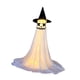 thumbnail image 4 of Decoración De Fantasma De Halloween Con Luz Y Sombrero De Bruja Para Césped, Patio, Exterior, Interior, Estilo D, 4 of 5
