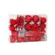 thumbnail image 1 of Bolas Decorativas Navideñas Copo De Nieve Rojo, 1 of 3