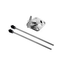 Magideal - Patas De Tambor De Patada Kit De Batería Estable Varillas De Suelo De Tambor De Bajo Soporte De Abrazadera De Pierna Para Accesorios De Juego De 1 Juego