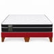 thumbnail image 2 of Base de Cama King Size + Colchon Mery Desing 1 Pilow - Rojo, 2 of 6