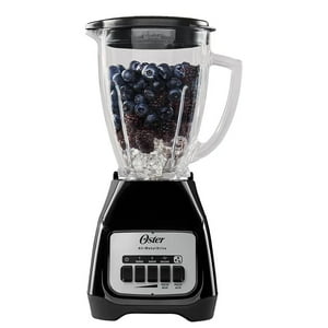 Oster Licuadora 2 Vel Vaso 1.5 L Base Plateada Negra Potente