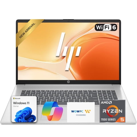 Laptop Hp Personalizada De 17.3'' Fhd Ryzen 5 16Gb Ram 512Gb