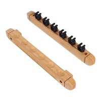 Ioensy - Estante Para Tacos De Billar, Soporte Para Palos De Billar Para Deportes, Casa Club, Sala De Juegos, Color Madera