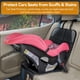 thumbnail image 2 of Protectores de asiento de coche Musclez, tela impermeable 600D, color negro, 2 of 7