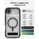 thumbnail image 2 of Funda para iPhone Air ZAGG Rainier Negra con Protección de Caídas de 7 m y MagSafe, 2 of 9