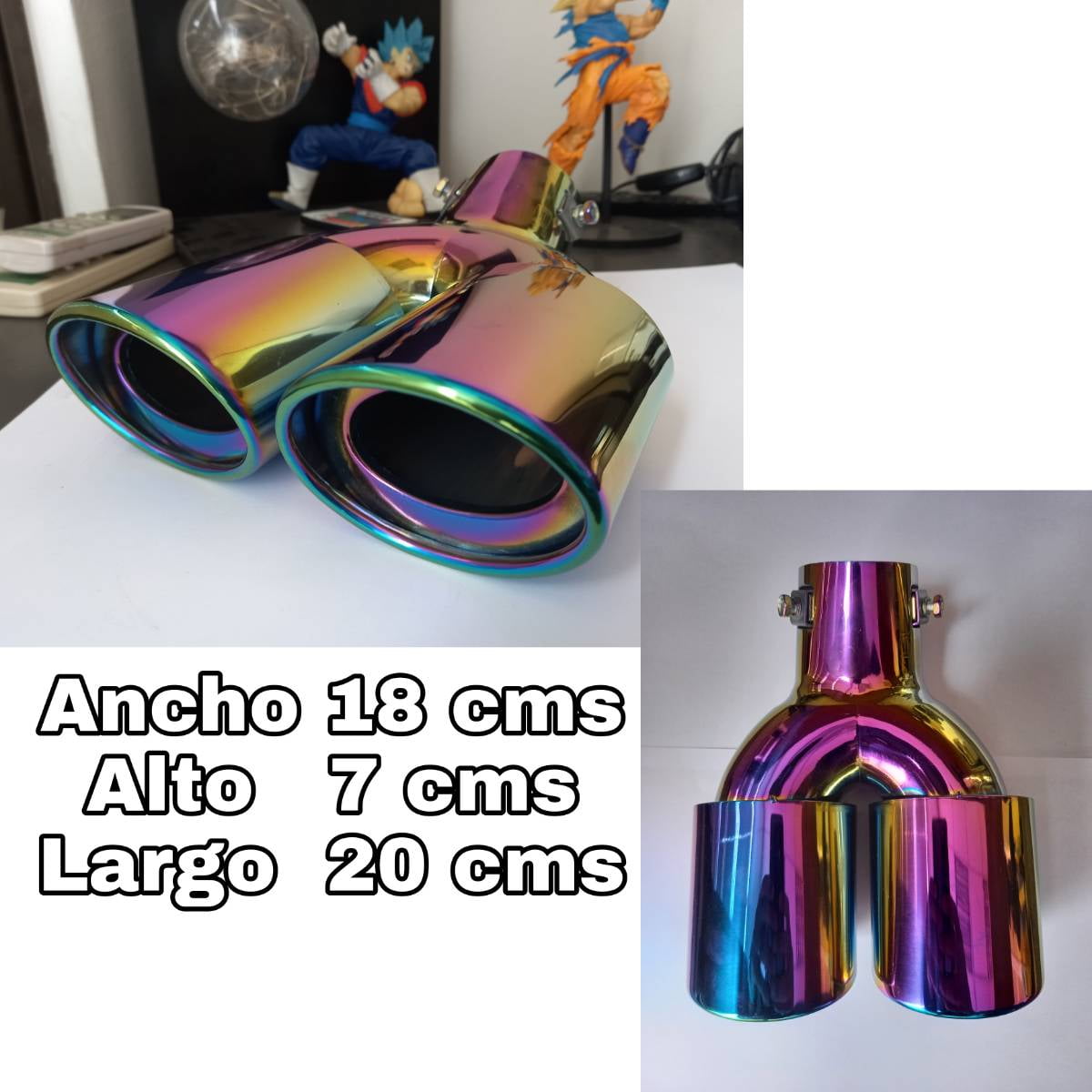 Mundo Eve - Cola De Escape Doble Tornasol