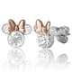 thumbnail image 1 of Pendientes de tuerca de Disney con piedra natal de Minnie Mouse en abril para mujer, 1 of 6