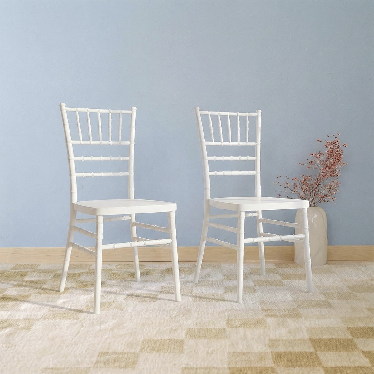 Venhoouse - Pack 2 Sillas Chiavari Para Comedor Eventos Apilable Polipropileno