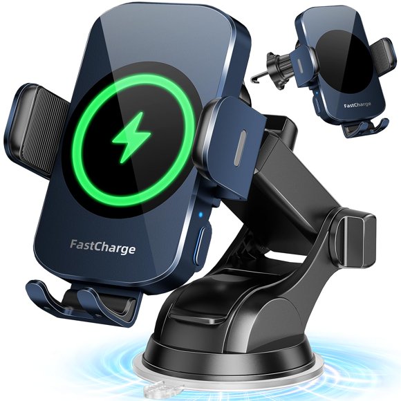 Cargador de coche inalámbrico BothLin 3 en 1, soporte para teléfono Fast Charge