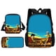 thumbnail image 1 of 3 pcs set Funny M-mortys Cartoon R-ricks School Bag For Boy Girls with Shoulder Bags Pencil box Cartoon Backpack for Child, 1 of 3