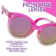 thumbnail image 5 of Gafas de sol Sun-Staches Barbie con purpurina tintada rosa UV400, 5 of 6