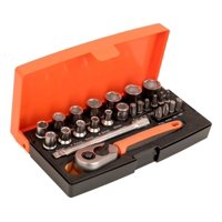 Juego De 25 Herramientas Dados Y Puntas 1/4 Sbsl25 Bahco