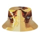 thumbnail image 5 of Gato Gruñón Sombrero bucket para adultos, gorra de protección solar, sombrero de pescador plegable para viajes al aire libre, pesca y actividades de verano, 5 of 6