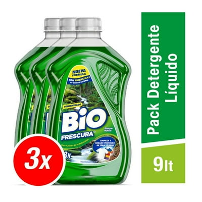 Detergente Líquido Pack Botella 9 L Bio Frescura
