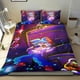 thumbnail image 1 of Friday Night Funkin Conjunto de sábanas temático, trío de piezas, cómodo y amigable con la piel, diseño único, regalo de decoración para el hogar para familiares, amigos y fans, 90 cm * 190 cm, 1 of 6