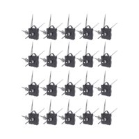 Genérico - 20 Mecanismo Reloj Modulo Mural 12Mm Tribal Silencioso Agujas