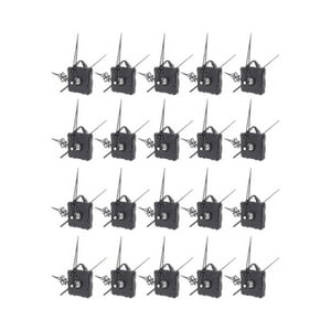 Genérico - 20 Mecanismo Reloj Modulo Mural 18Mm Tribal Silencioso Agujas