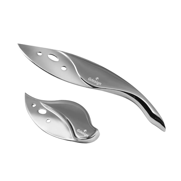 Set de Cuchillos para Queso GCurtain de 2 Piezas en Acero Inoxidable