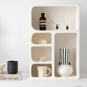 Santú Home & Deco - Repisa Organizador Geométrico Bogen Marfil