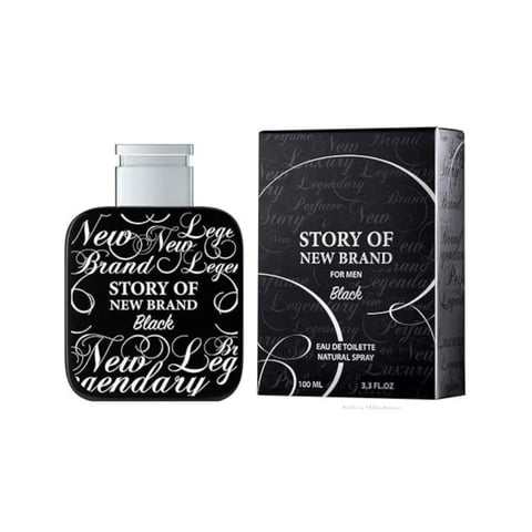 New Brand - Story Of Black Hombre Edt 100Ml