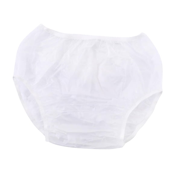 Pantelera de cobertura de incontinencia, tirar de ropa interior, resumen elástico elástico reutilizable, cubierta de pañales para hombres para hombres L