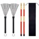 thumbnail image 1 of Juego de cepillos de alambre para batería M Y Fly Young con bolsa, 2 pares, 1 of 7