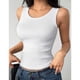 thumbnail image 3 of Camiseta Mujer Elasticada Sin Manga Acanalada Algodón Musculosa 7612, 3 of 4