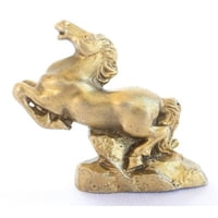 Feng Shui Import - Estatua De Caballo De Metal Importada En Feng Shui