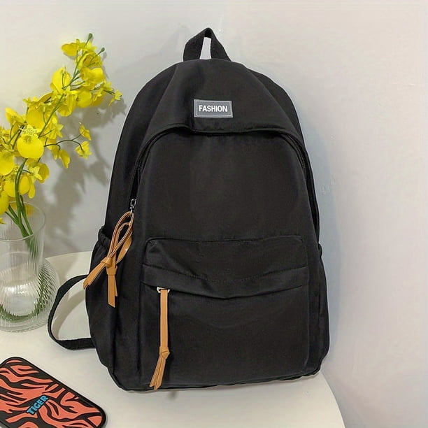 Backpack Simple Large Capacity Backpack Female Junior High School Student High School College Student School Bag Male Eight Colors Optional