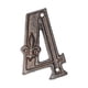 thumbnail image 3 of Placa De Puerta De Dígitos De Metal Número De Dirección Signo Placa De Puerta 4, 3 of 5